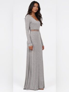 BCBGENERATION Grey Mesh Insert Dress Size XXS​​